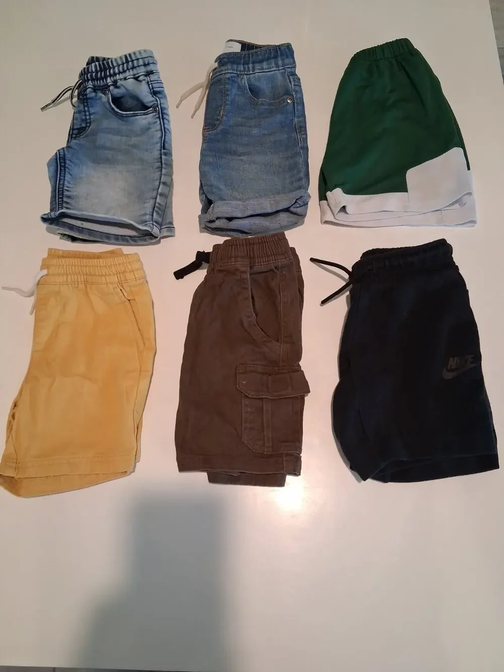 Lot of 6 Boys Shorts Size 3T 4T Old Navy & Mixed Brands Denim Cargo Summer